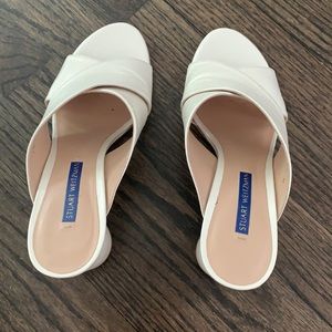 Stuart Weitzman Leather Slides